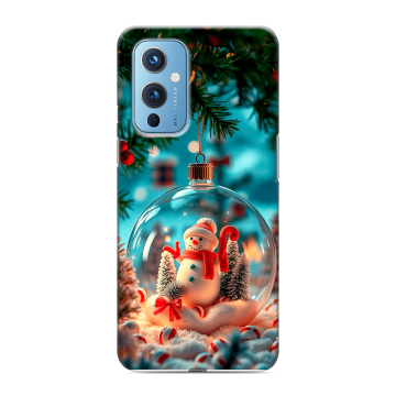 Силиконовый чехол на OnePlus 9 с принтом Новый год
