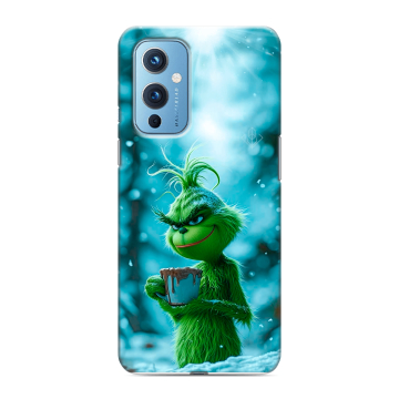 Силиконовый чехол на OnePlus 9 с принтом Новый год гринч