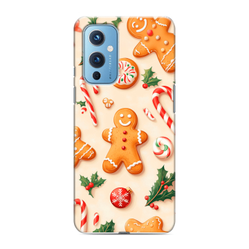Силиконовый чехол на OnePlus 9 с принтом Новый год