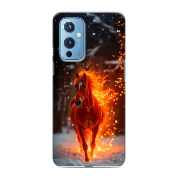 Силиконовый чехол на OnePlus 9 с принтом Новый год