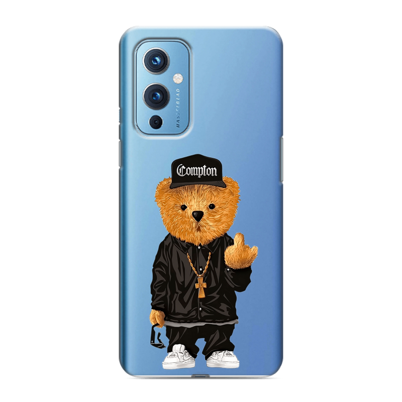 Силиконовый чехол на OnePlus 9 с принтом Плюшевый медведь Силиконовый чехол на OnePlus 9 с принтом Плюшевый медведь