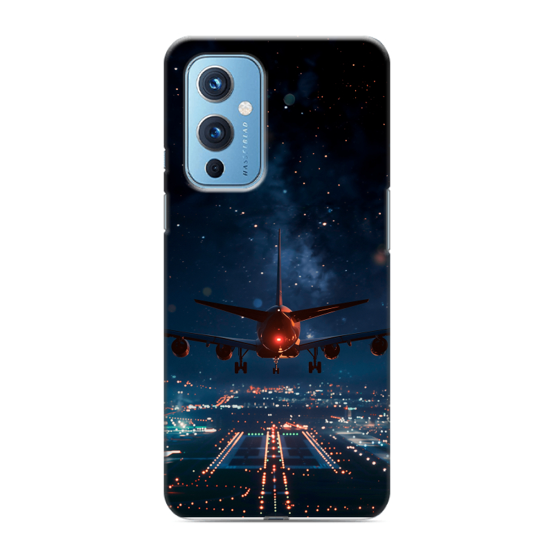 Пластиковый чехол на OnePlus 9 с принтом самолет Пластиковый чехол на OnePlus 9 с принтом самолет