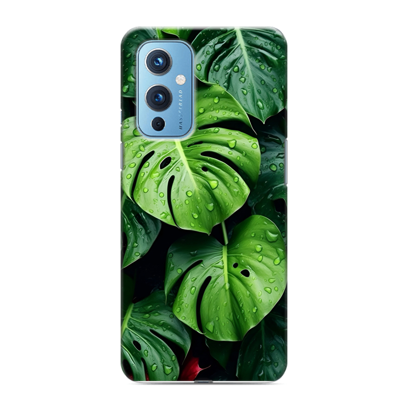 Силиконовый чехол на OnePlus 9 с принтом Листья Силиконовый чехол на OnePlus 9 с принтом Листья