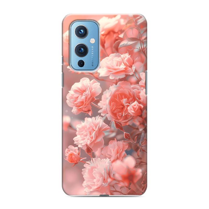 Силиконовый чехол на OnePlus 9 с принтом Розы цветы Силиконовый чехол на OnePlus 9 с принтом Розы цветы