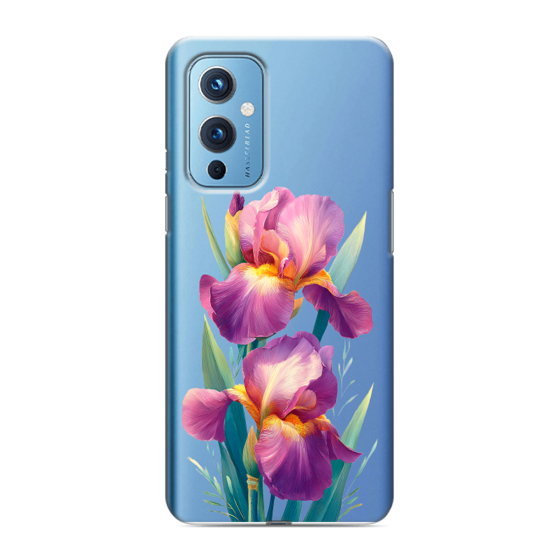 Пластиковый чехол на OnePlus 9 с принтом Цветы орхидеи Пластиковый чехол на OnePlus 9 с принтом Цветы орхидеи