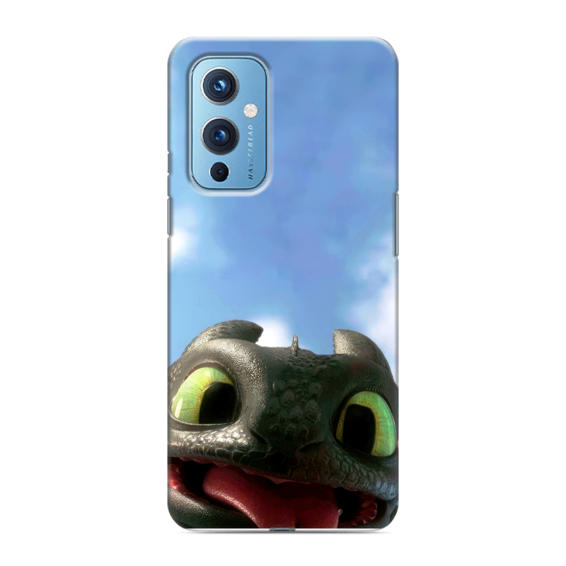 Силиконовый чехол на OnePlus 9 с принтом Как приручить дракона Силиконовый чехол на OnePlus 9 с принтом Как приручить дракона