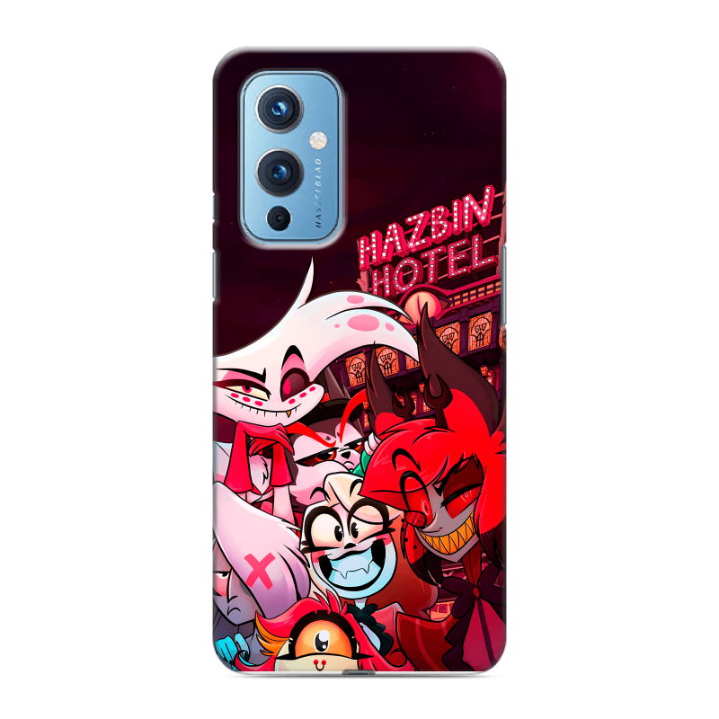 Силиконовый противоударный чехол на OnePlus 9 с принтом Hazbin Hotel Отель Хазбин Силиконовый противоударный чехол на OnePlus 9 с принтом Hazbin Hotel Отель Хазбин
