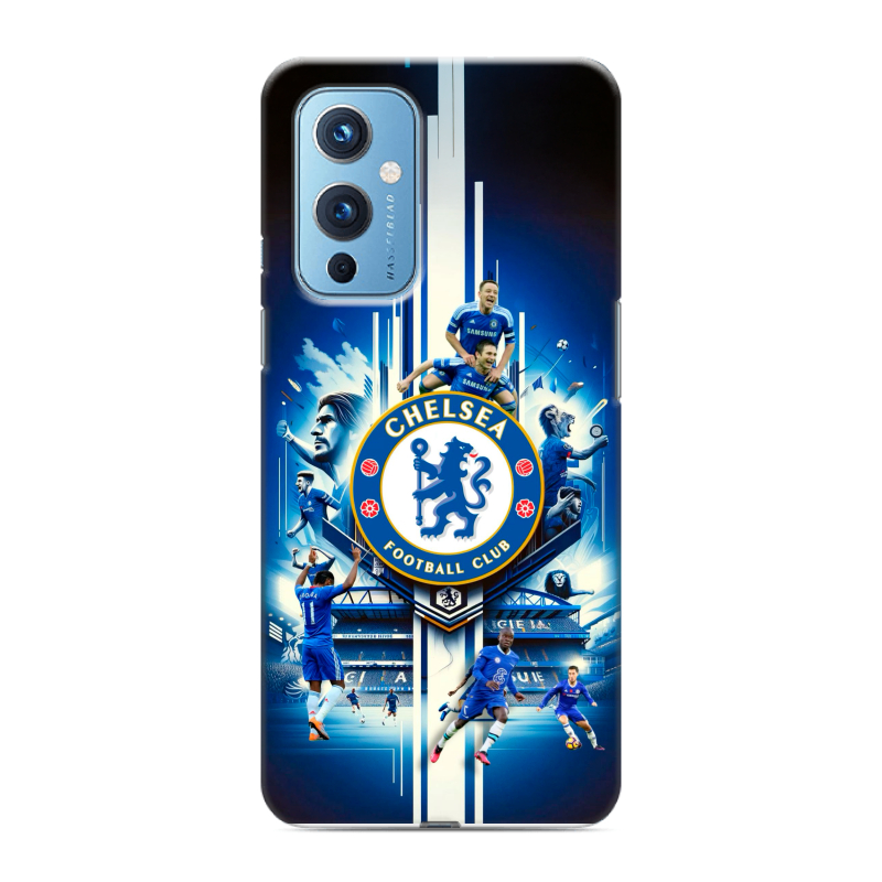 Пластиковый чехол на OnePlus 9 с принтом Chelsea Челси Пластиковый чехол на OnePlus 9 с принтом Chelsea Челси