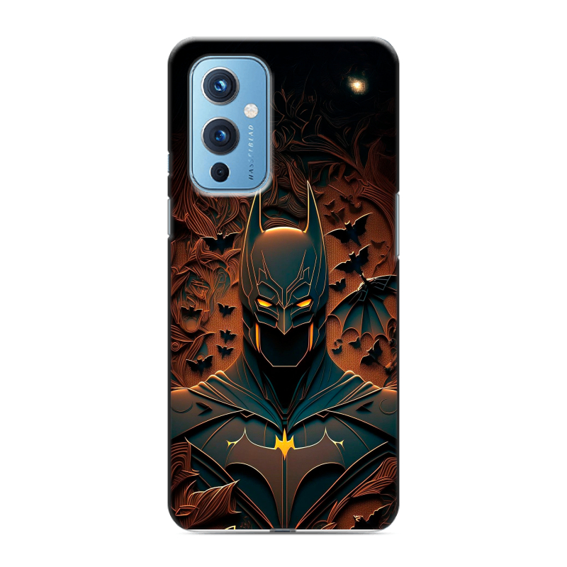 Силиконовый противоударный чехол на OnePlus 9 с принтом Batman Бэтмен Силиконовый противоударный чехол на OnePlus 9 с принтом Batman Бэтмен