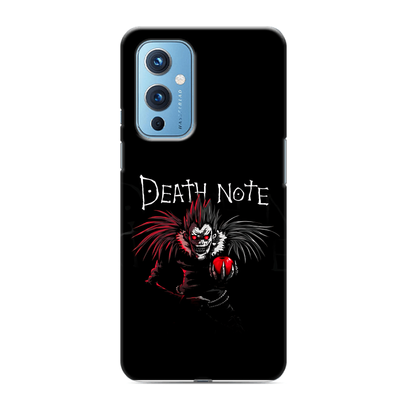 Силиконовый противоударный чехол на OnePlus 9 с принтом Death note Тетрадь смерти Силиконовый противоударный чехол на OnePlus 9 с принтом Death note Тетрадь смерти