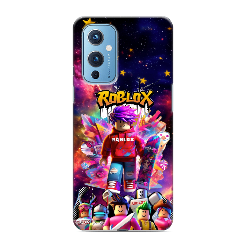 Пластиковый чехол на OnePlus 9 с принтом Roblox Роблокс Пластиковый чехол на OnePlus 9 с принтом Roblox Роблокс