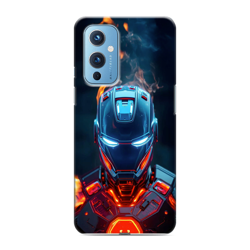 Силиконовый противоударный чехол на OnePlus 9 с принтом IronMan Железный человек Силиконовый противоударный чехол на OnePlus 9 с принтом IronMan Железный человек
