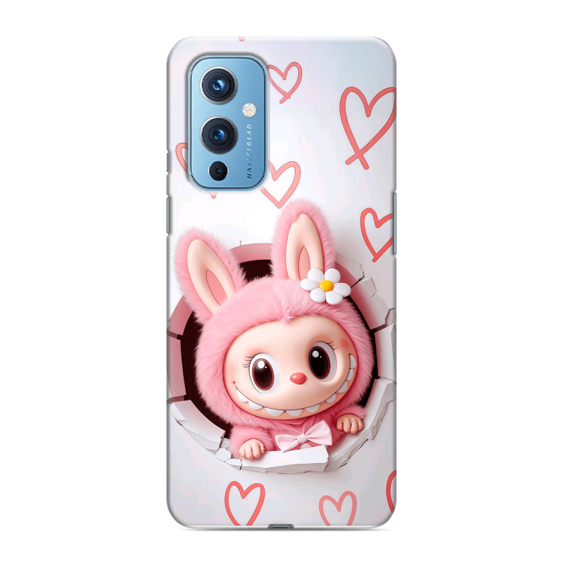 Силиконовый чехол на OnePlus 9 с принтом Labubu Лабубу Силиконовый чехол на OnePlus 9 с принтом Labubu Лабубу