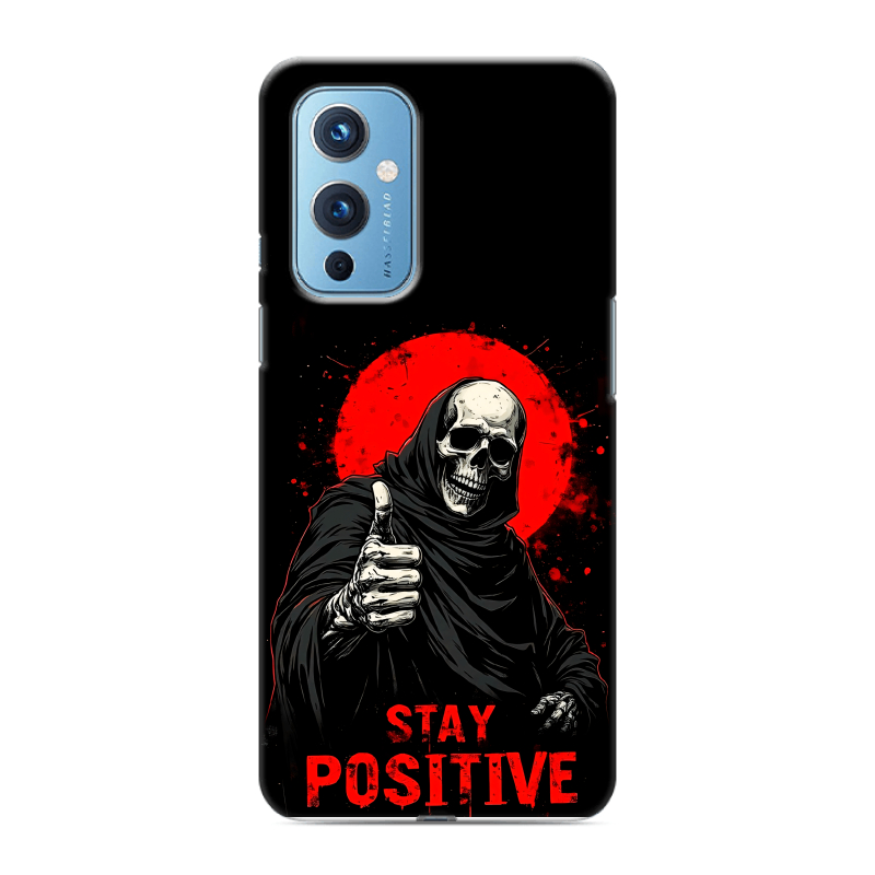Силиконовый противоударный чехол на OnePlus 9 с принтом смешной скелет Силиконовый противоударный чехол на OnePlus 9 с принтом смешной скелет
