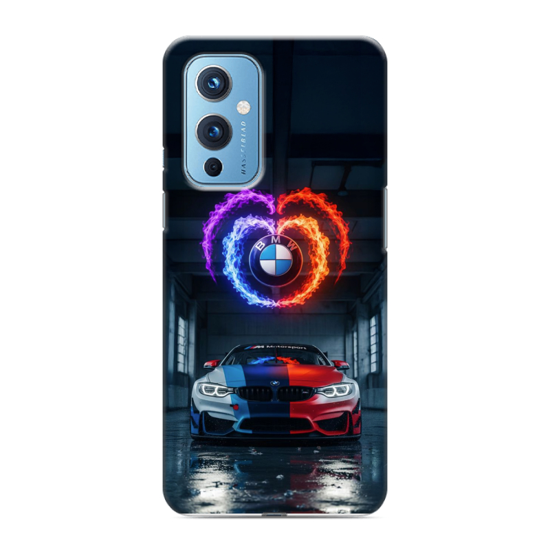 Силиконовый чехол на OnePlus 9 с принтом BMW БМВ Силиконовый чехол на OnePlus 9 с принтом BMW БМВ