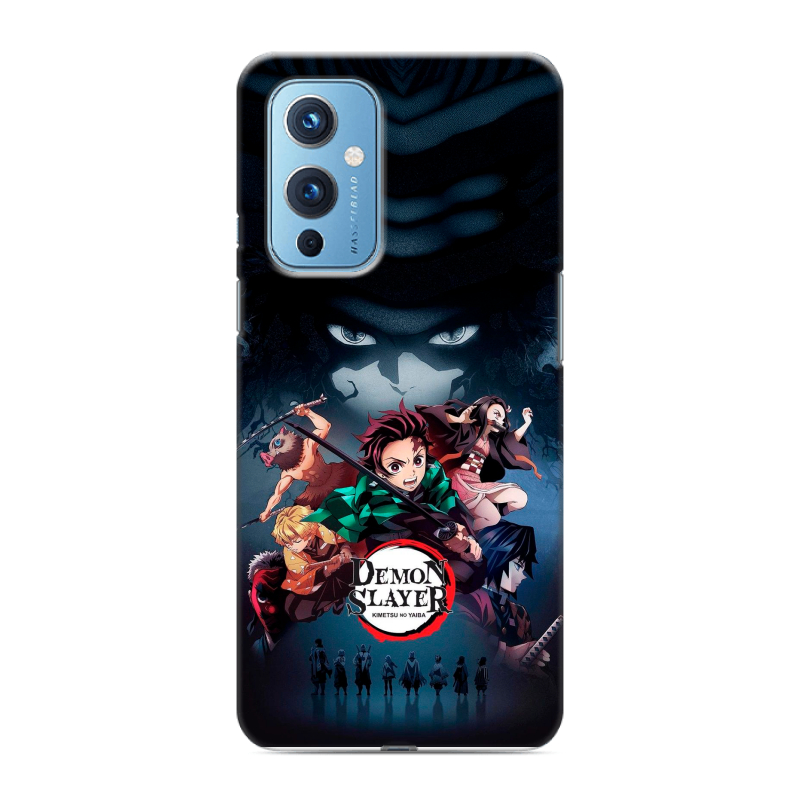 Силиконовый противоударный чехол на OnePlus 9 с принтом Demon Slayer Клинок рассекающий демонов Силиконовый противоударный чехол на OnePlus 9 с принтом Demon Slayer Клинок рассекающий демонов
