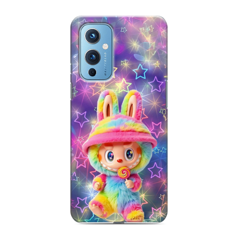 Силиконовый чехол на OnePlus 9 с принтом Labubu Лабубу Силиконовый чехол на OnePlus 9 с принтом Labubu Лабубу