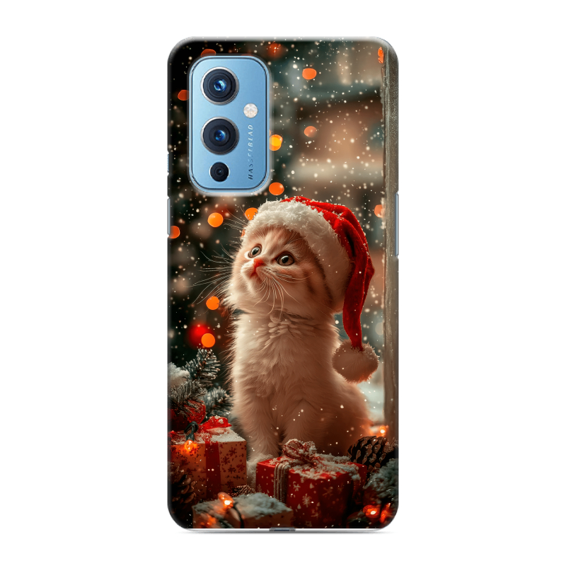 Силиконовый противоударный чехол на OnePlus 9 с принтом Новый год Силиконовый противоударный чехол на OnePlus 9 с принтом Новый год
