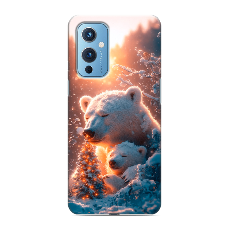 Пластиковый чехол на OnePlus 9 с принтом Новый год Пластиковый чехол на OnePlus 9 с принтом Новый год