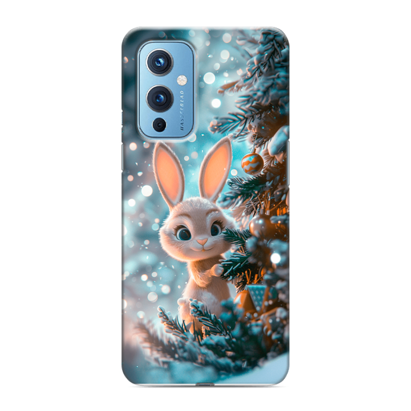 Силиконовый противоударный чехол на OnePlus 9 с принтом Новый год Силиконовый противоударный чехол на OnePlus 9 с принтом Новый год