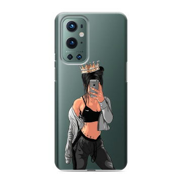 Силиконовый чехол на OnePlus 9 Pro с принтом Женские принты Силиконовый чехол на OnePlus 9 Pro с принтом Женские принты