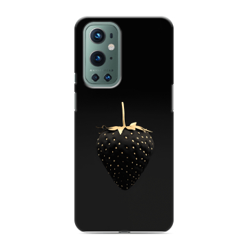 Силиконовый чехол на OnePlus 9 Pro с принтом Черная клубника