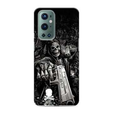 Силиконовый чехол на OnePlus 9 Pro с принтом Скелет Силиконовый чехол на OnePlus 9 Pro с принтом Скелет