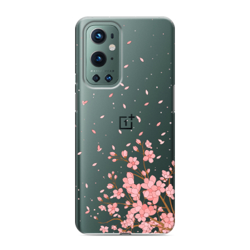 Силиконовый чехол на OnePlus 9 Pro с принтом Ветка сакуры Силиконовый чехол на OnePlus 9 Pro с принтом Ветка сакуры