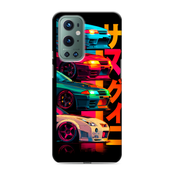 Силиконовый чехол на OnePlus 9 Pro с принтом Гоночные машины Силиконовый чехол на OnePlus 9 Pro с принтом Гоночные машины