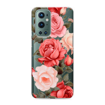 Силиконовый чехол на OnePlus 9 Pro с принтом Розы Силиконовый чехол на OnePlus 9 Pro с принтом Розы