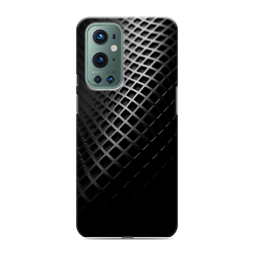 Силиконовый чехол на OnePlus 9 Pro с принтом Текстура металла