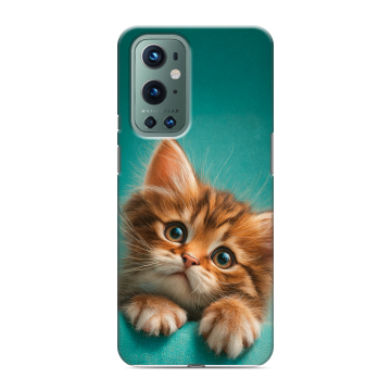 Силиконовый чехол на OnePlus 9 Pro с принтом котенок Силиконовый чехол на OnePlus 9 Pro с принтом котенок