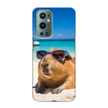 Силиконовый чехол на OnePlus 9 Pro с принтом Капибара