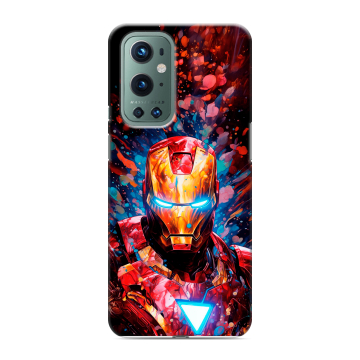 Силиконовый чехол на OnePlus 9 Pro с принтом Железный человек Ironman Силиконовый чехол на OnePlus 9 Pro с принтом Железный человек Ironman