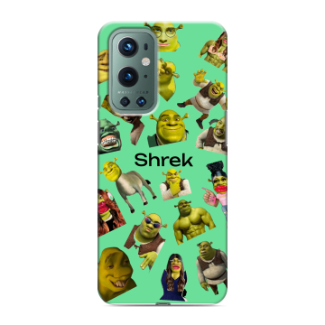 Силиконовый чехол на OnePlus 9 Pro с принтом Шрек Shrek Силиконовый чехол на OnePlus 9 Pro с принтом Шрек Shrek