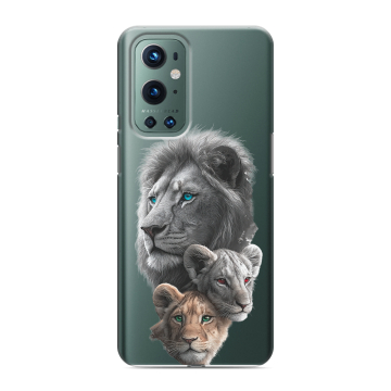 Силиконовый чехол на OnePlus 9 Pro с принтом Львы Силиконовый чехол на OnePlus 9 Pro с принтом Львы