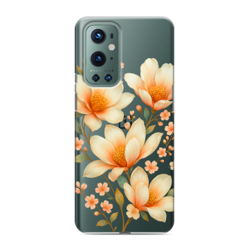 Силиконовый чехол на OnePlus 9 Pro с принтом Цветы Силиконовый чехол на OnePlus 9 Pro с принтом Цветы