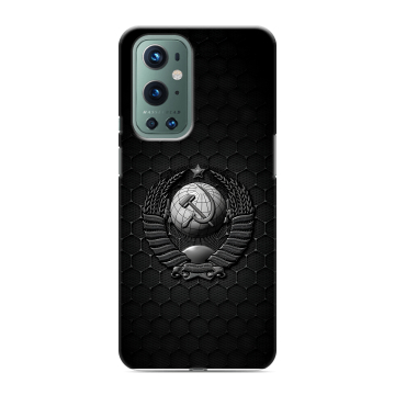 Силиконовый чехол на OnePlus 9 Pro с принтом Герб Флаг СССР Силиконовый чехол на OnePlus 9 Pro с принтом Герб Флаг СССР