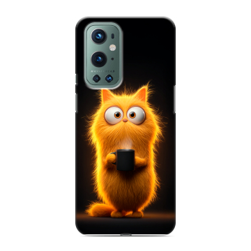 Силиконовый чехол на OnePlus 9 Pro с принтом Смешной кот Силиконовый чехол на OnePlus 9 Pro с принтом Смешной кот