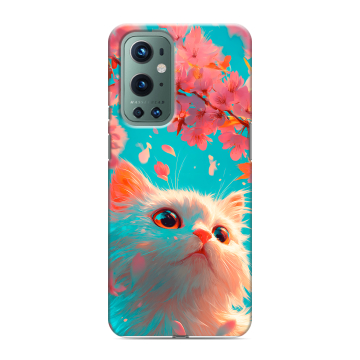 Силиконовый чехол на OnePlus 9 Pro с принтом Красивый кот Силиконовый чехол на OnePlus 9 Pro с принтом Красивый кот
