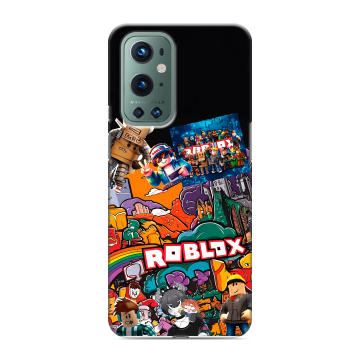 Силиконовый чехол на OnePlus 9 Pro с принтом Roblox Роблокс