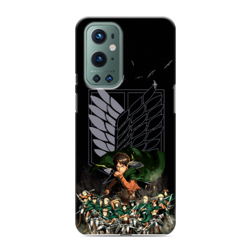 Силиконовый чехол на OnePlus 9 Pro с принтом Атака титанов Силиконовый чехол на OnePlus 9 Pro с принтом Атака титанов
