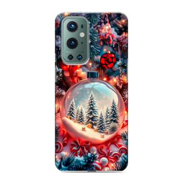 Силиконовый чехол на OnePlus 9 Pro с принтом Новый год Силиконовый чехол на OnePlus 9 Pro с принтом Новый год