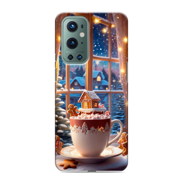 Силиконовый чехол на OnePlus 9 Pro с принтом Новый год Силиконовый чехол на OnePlus 9 Pro с принтом Новый год