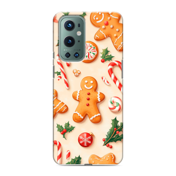 Силиконовый чехол на OnePlus 9 Pro с принтом Новый год Силиконовый чехол на OnePlus 9 Pro с принтом Новый год