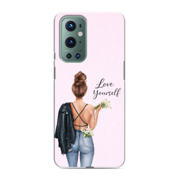 Силиконовый чехол на OnePlus 9 Pro с принтом женский Силиконовый чехол на OnePlus 9 Pro с принтом женский