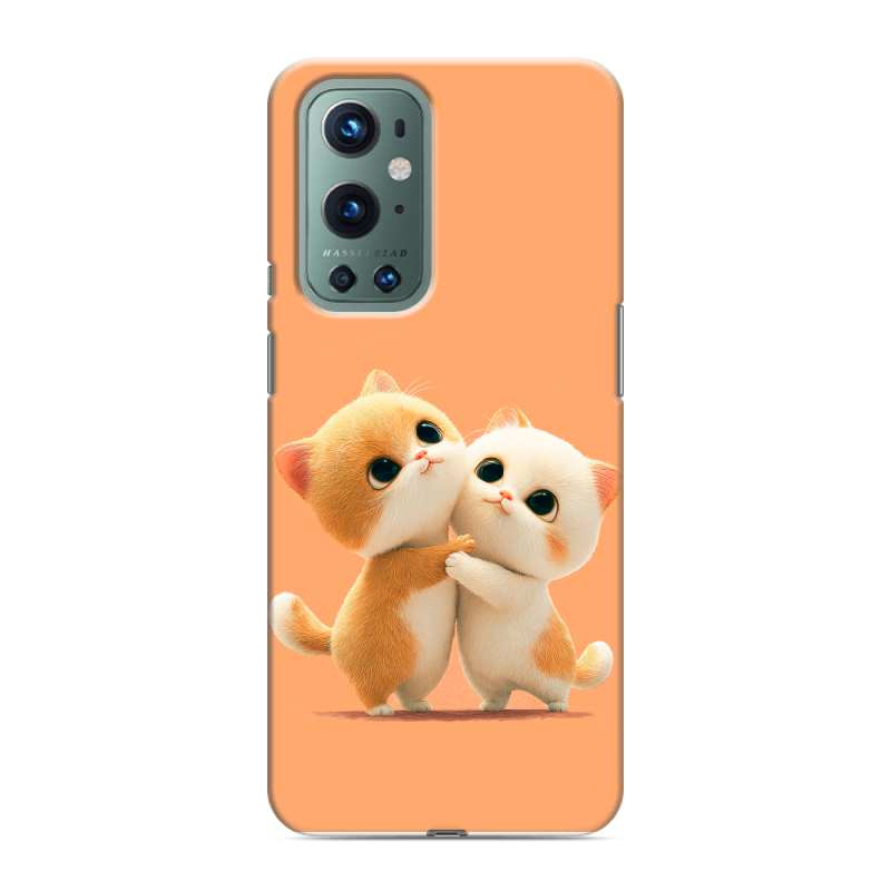 Силиконовый противоударный чехол на OnePlus 9 Pro с принтом Милые котики Силиконовый противоударный чехол на OnePlus 9 Pro с принтом Милые котики