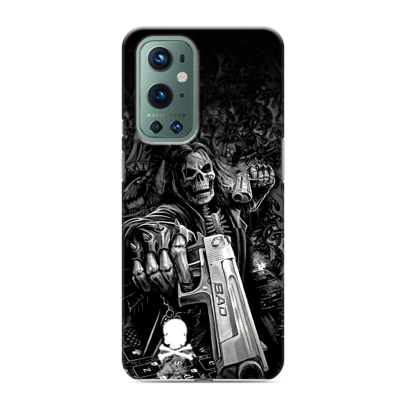Силиконовый чехол на OnePlus 9 Pro с принтом Скелет Силиконовый чехол на OnePlus 9 Pro с принтом Скелет