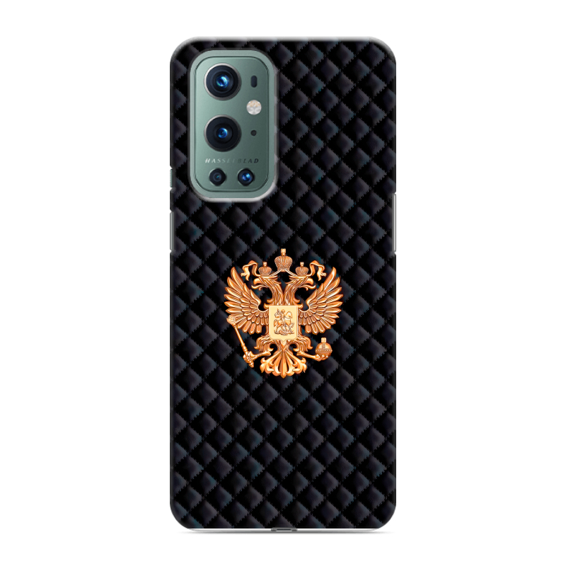 Силиконовый противоударный чехол на OnePlus 9 Pro с принтом Герб России принт Силиконовый противоударный чехол на OnePlus 9 Pro с принтом Герб России принт
