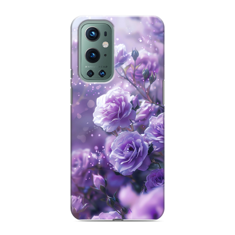 Силиконовый противоударный чехол на OnePlus 9 Pro с принтом Розы цветы Силиконовый противоударный чехол на OnePlus 9 Pro с принтом Розы цветы